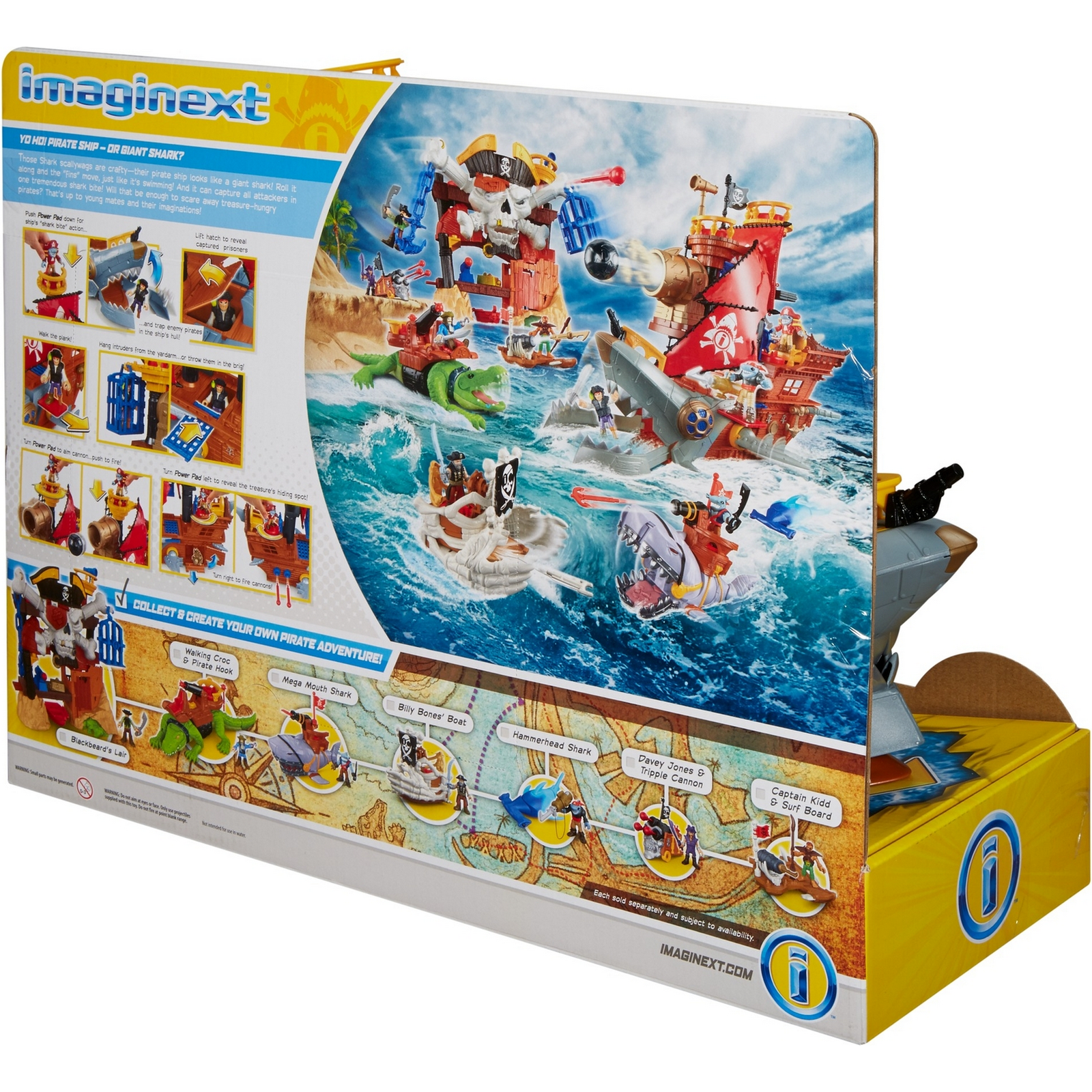 Набор игровой IMAGINEXT Пиратский корабль Акула DHH61 - фото 4