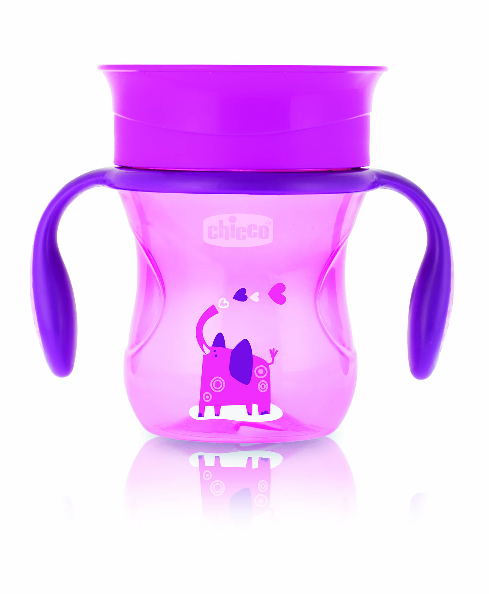 Поильник Chicco Perfect Cup для детей от 1 года розовый - фото 1