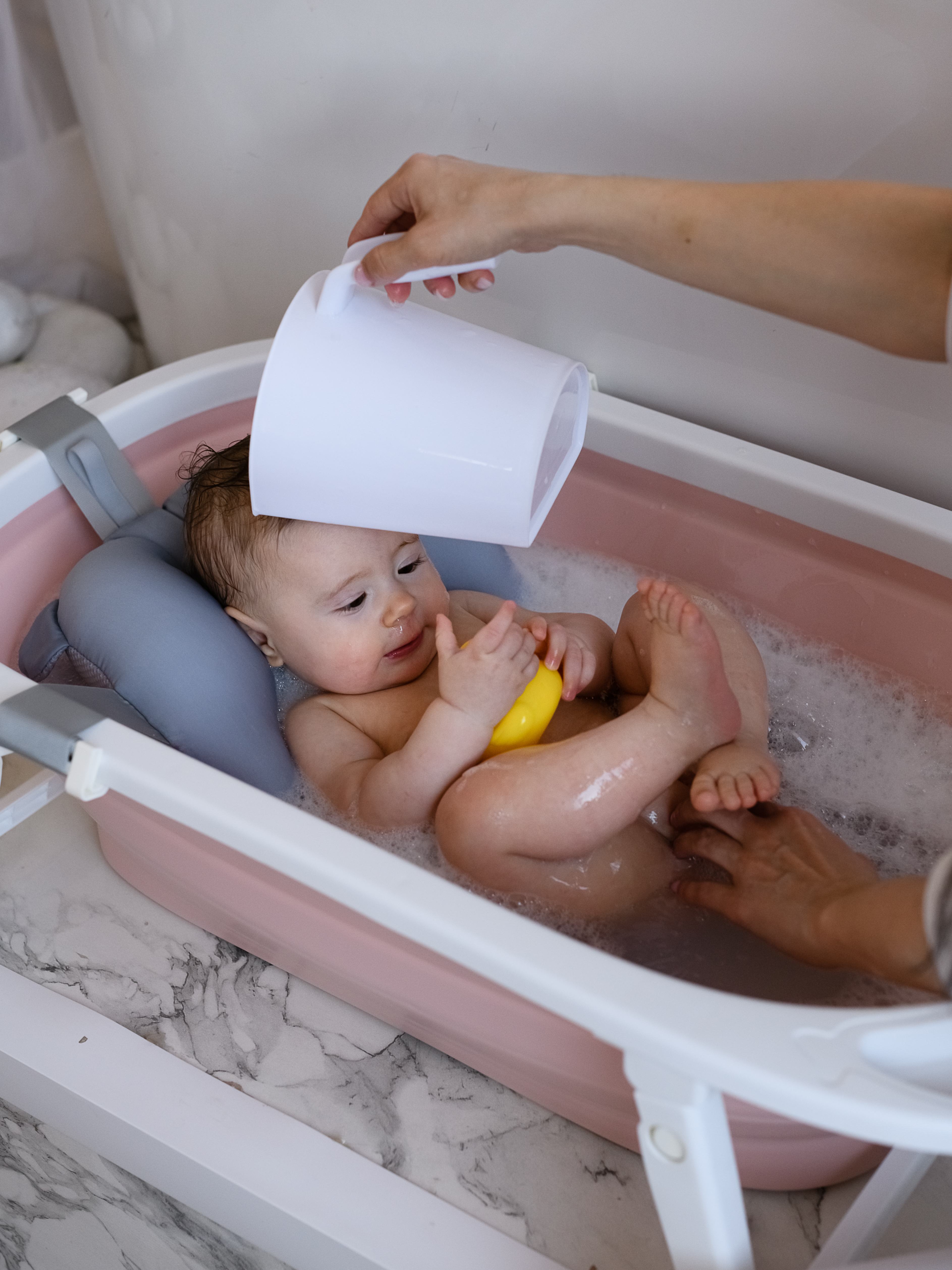 Ковш детский Miyoumi для купания и мытья головы - Blush - фото 18