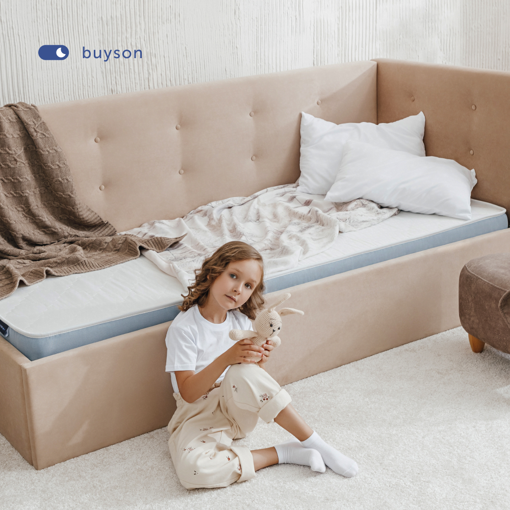 Анатомическая подушка buyson BuyCute от 5 лет 40х60 см высота 11 см - фото 11