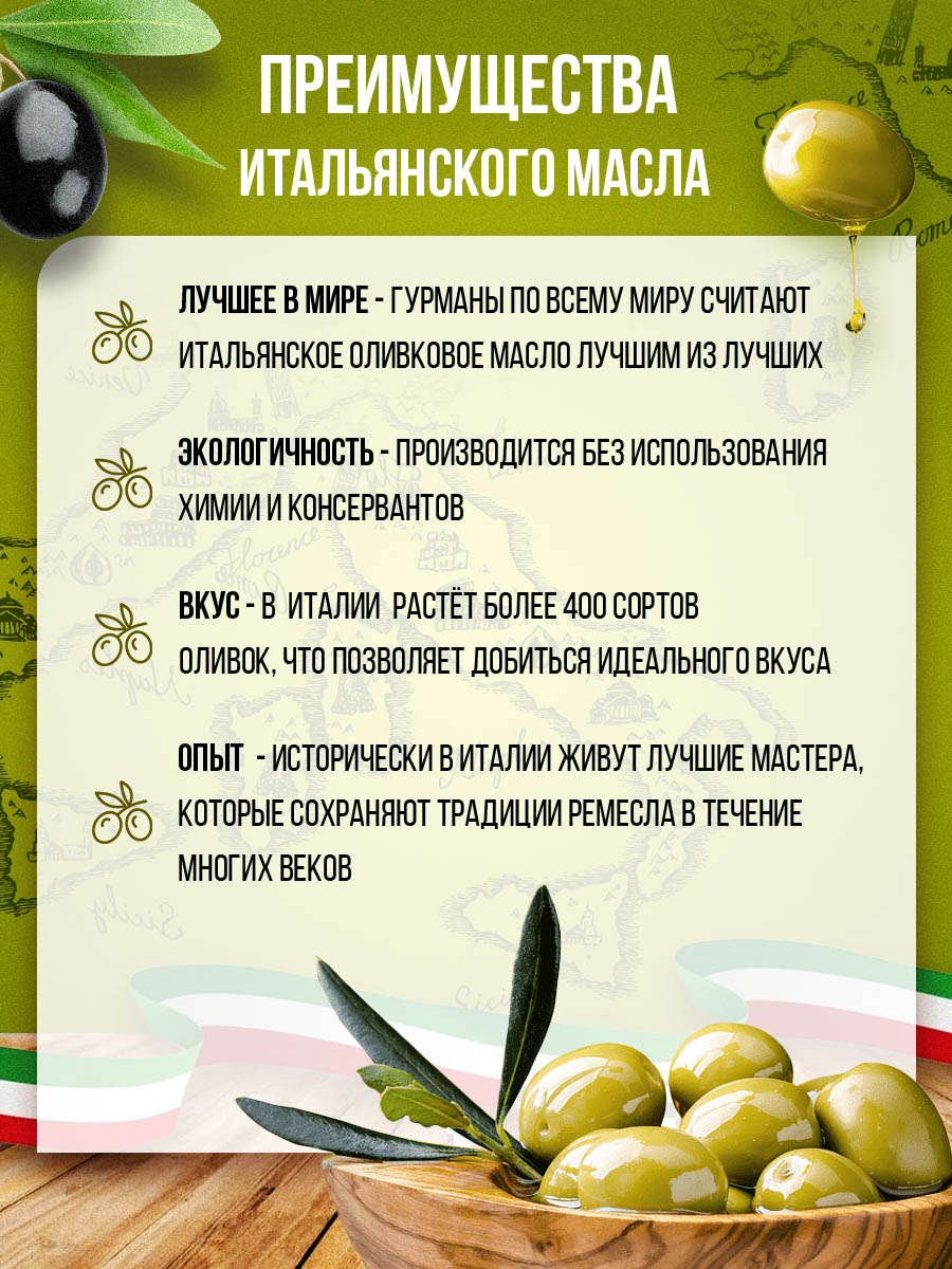 Масло оливковое DIVO Olive Pomace Oil 1 л пластиковая бутылка - фото 4