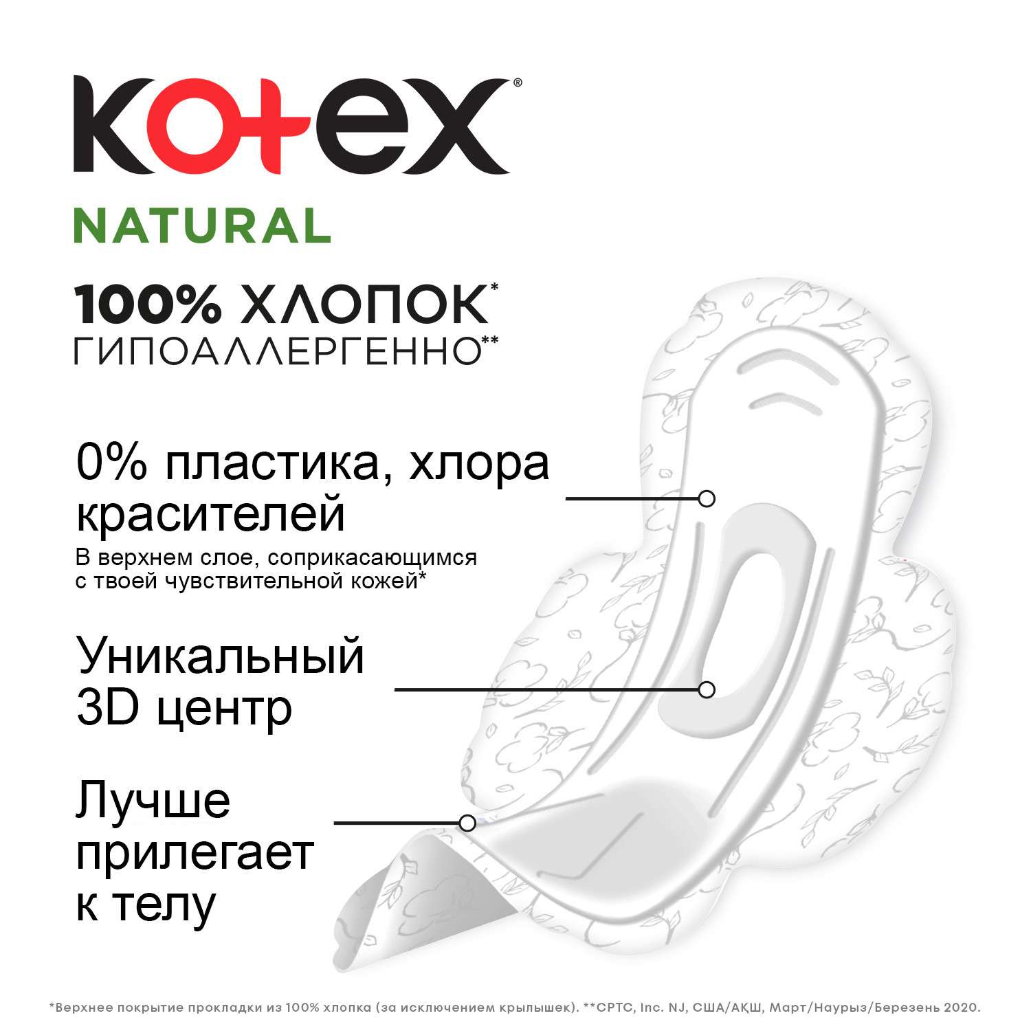 Прокладки KOTEX Natural Super 7шт - фото 5