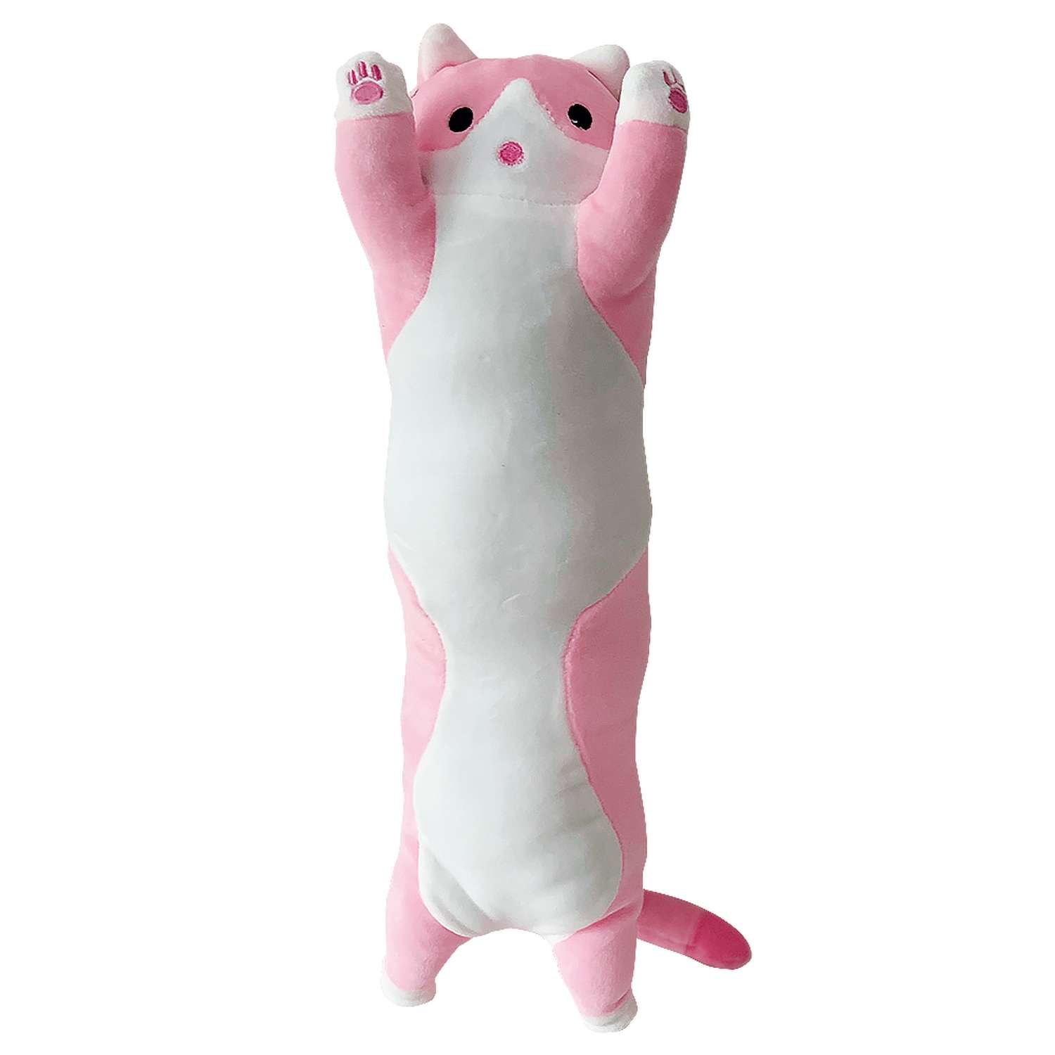 Игрушка-обнимашка Territory подушка кот Батон розовый 50 см - фото 6