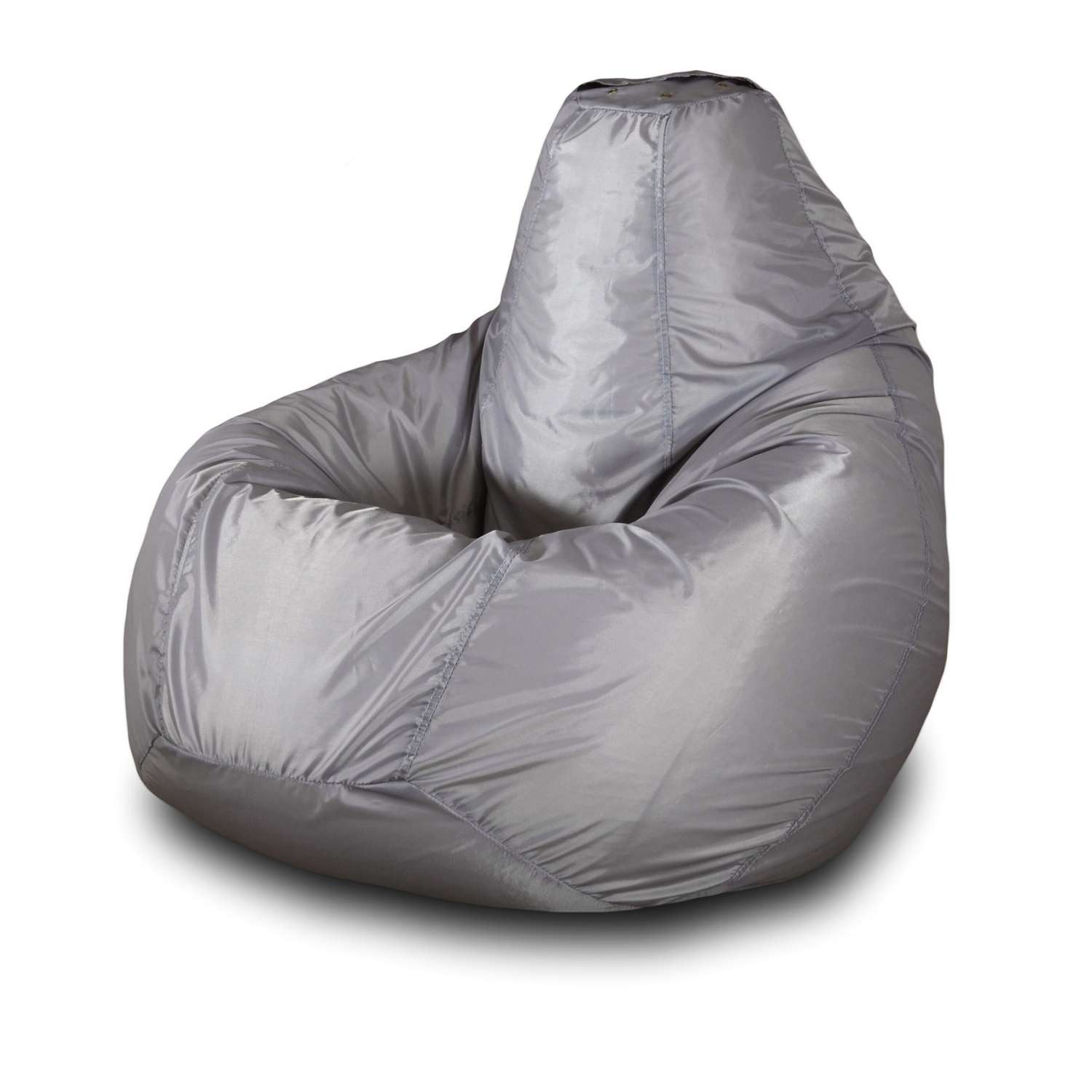 Кресло-мешок Пазитифчик Груша 90х80см серый - фото 1