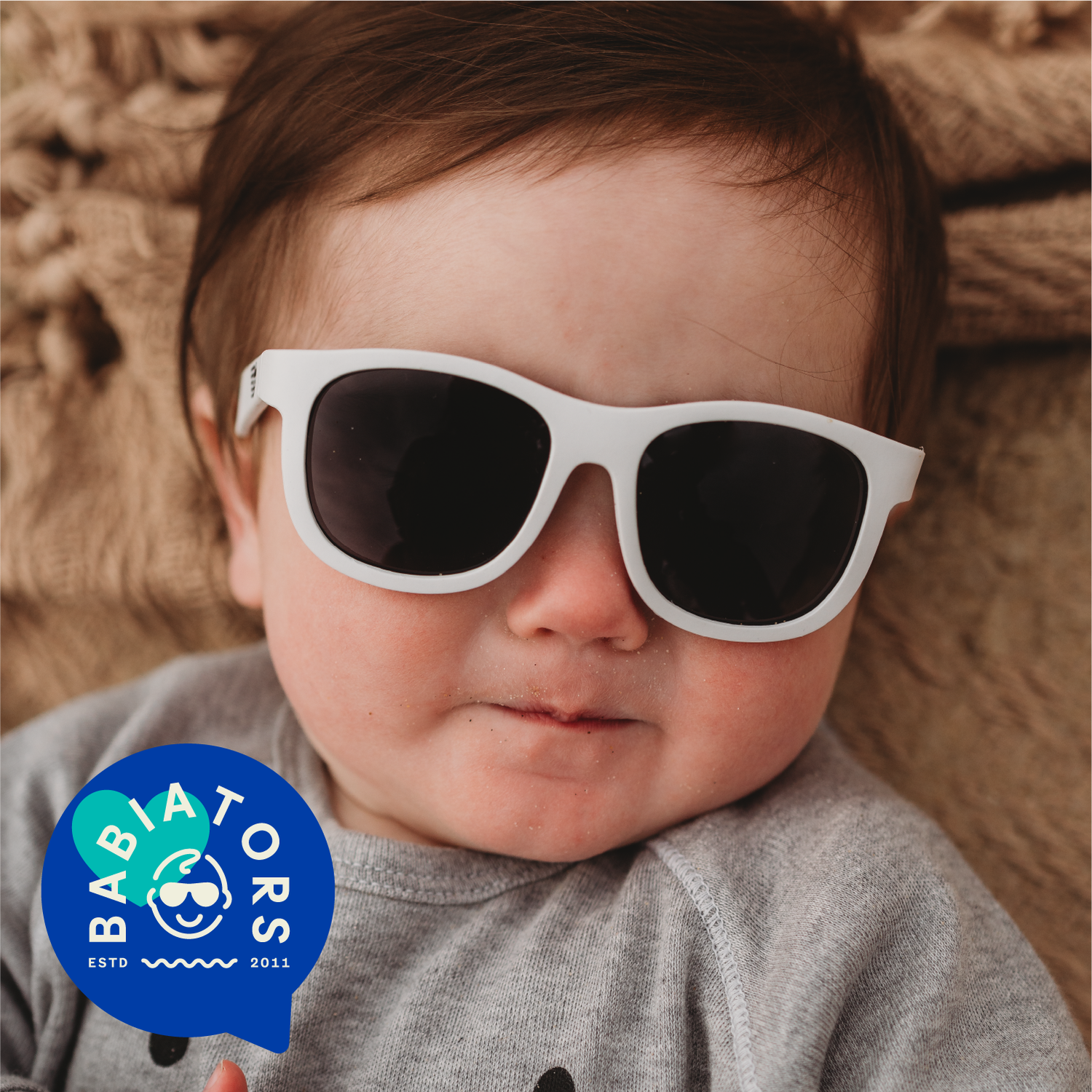 Детские солнцезащитные очки Babiators Navigator Шаловливый белый 6+ лет NAV-034 - фото 9