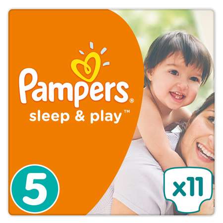 Подгузники Pampers Sleep and Play 11 шт. 5 11-18 кг