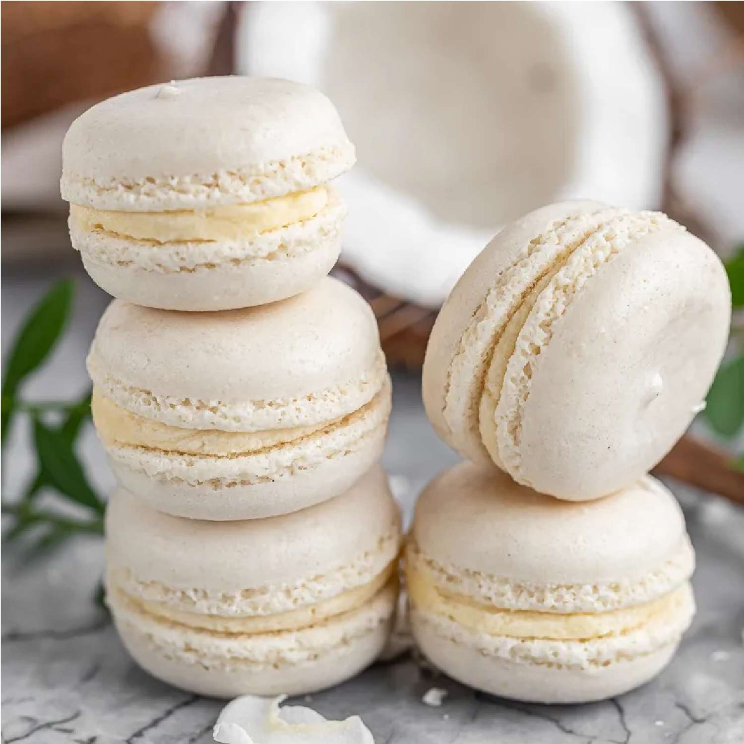 Macaroon с кокосом