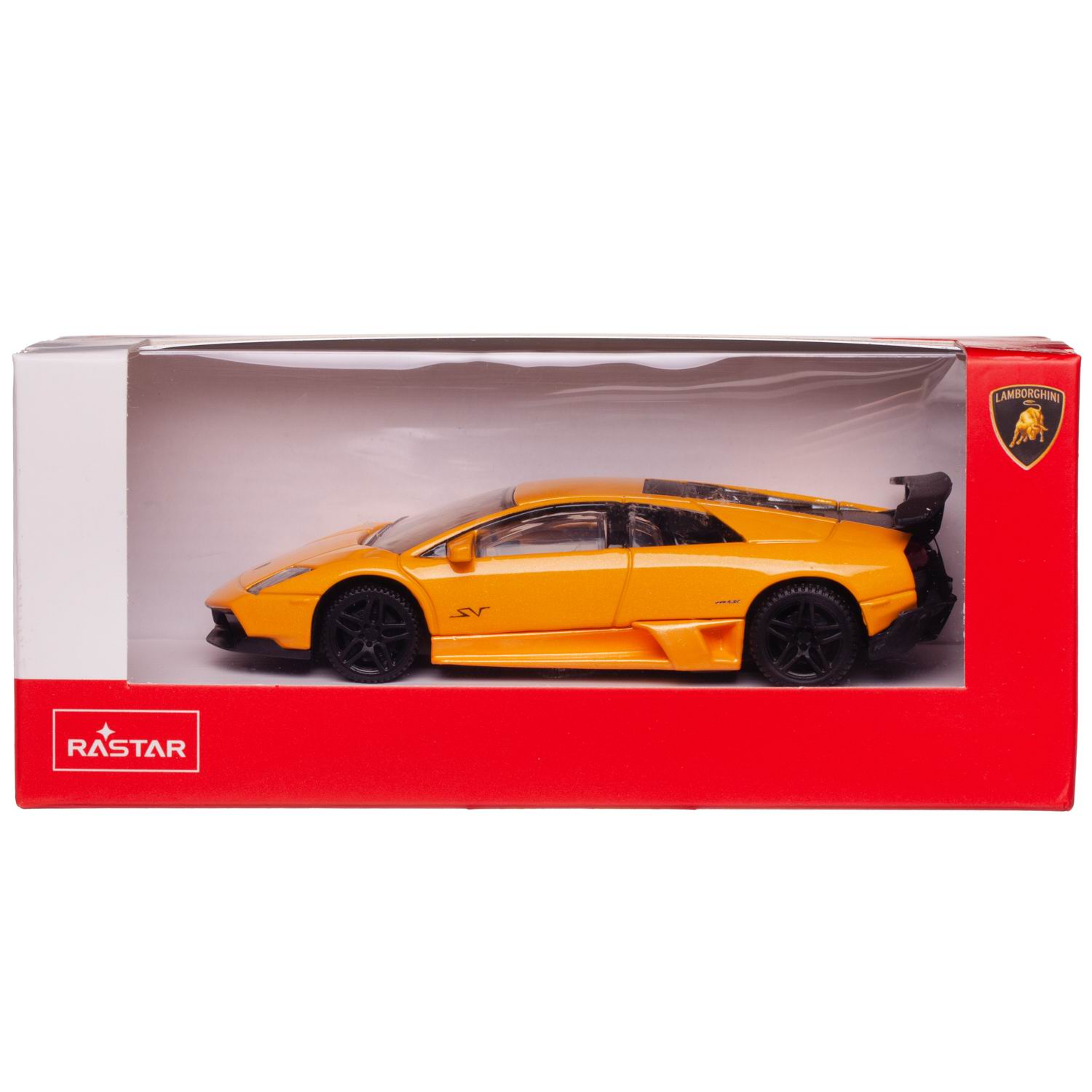 Автомобиль Rastar Lamborghini 1:43 без механизмов желтый 39500Y - фото 1