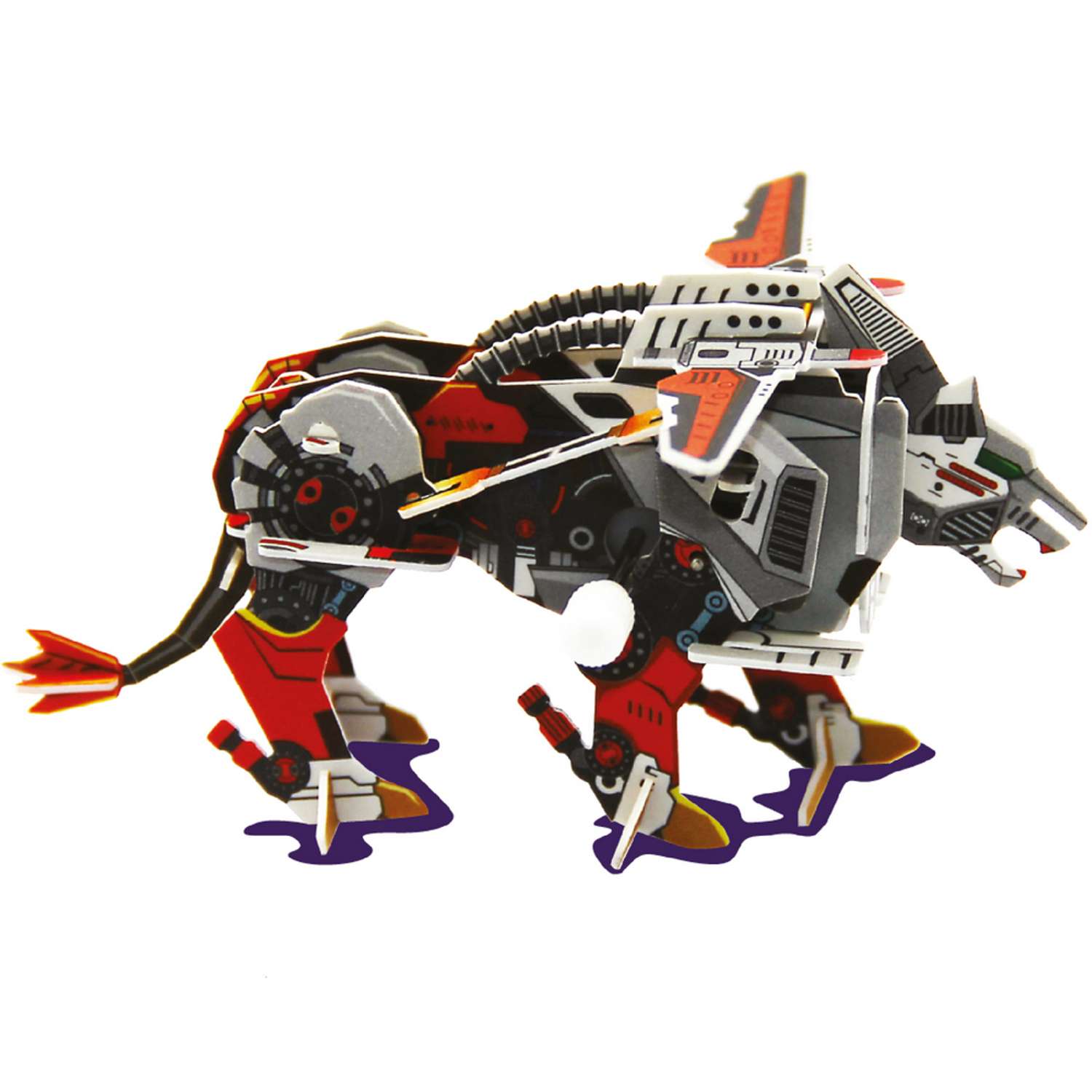3D пазлы Bebelot Набор зверей 3 с заводным механизмом - фото 2