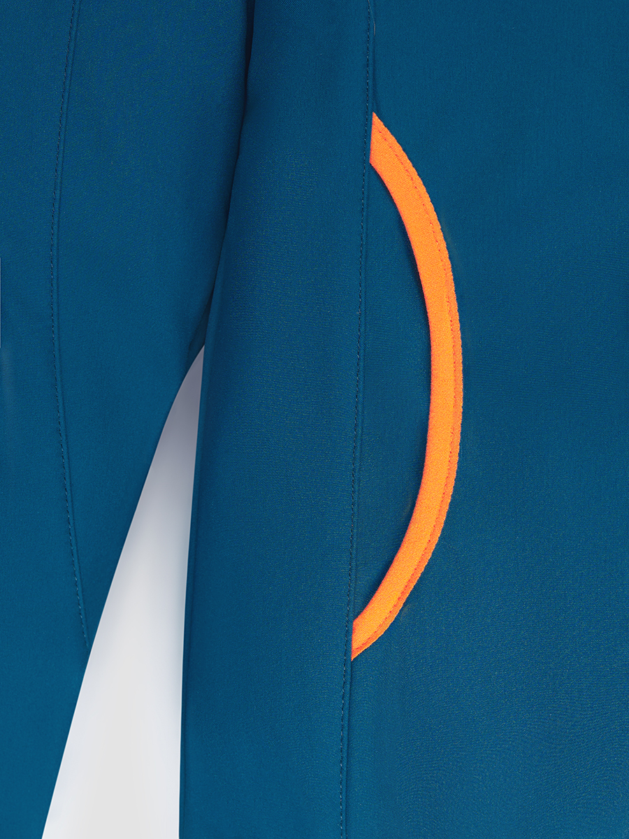 Куртка Sherysheff Куртка В19042Ф Атлантик/оранжевый - фото 11