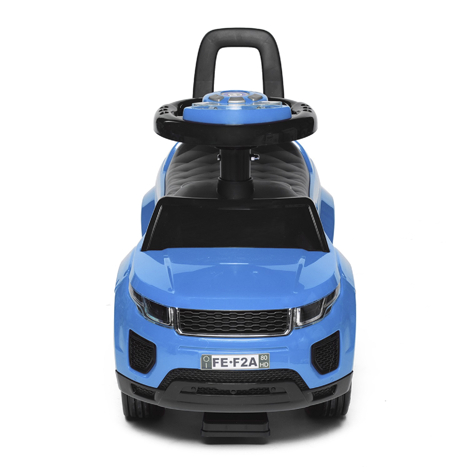 Каталка BabyCare Sport car кожаное сиденье синий - фото 2