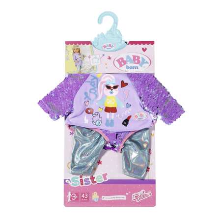 Игрушка Zapf Creation Модный наряд кофточка с шортиками на куклу 43 см