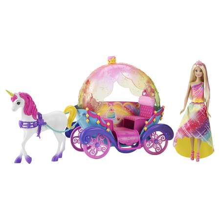 Набор игровой Barbie Радужная карета