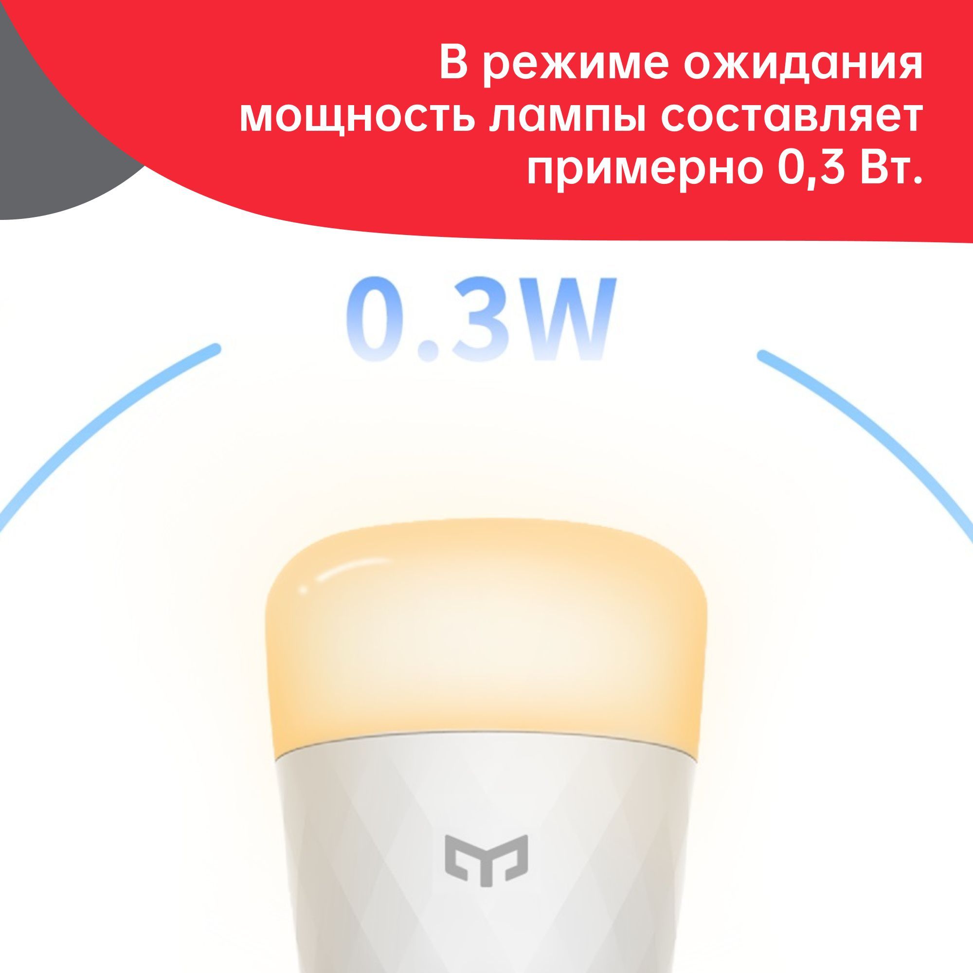 Умная лампочка E27 Yeelight Smart LED Bulb W3 - фото 3