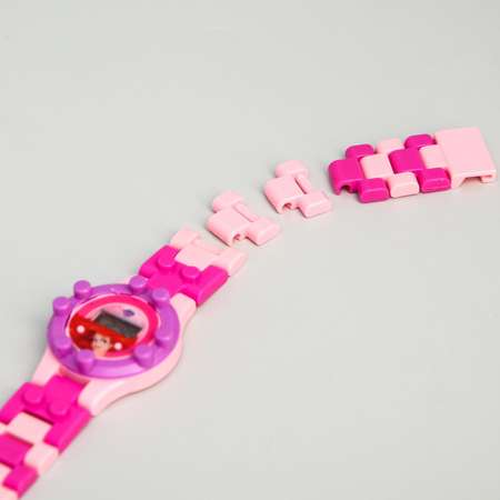 Часы наручные электронные Disney Русалочка Принцессы с ремешком конструктором