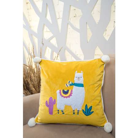 Чехол для подушки Arya Home Collection 45x45 Sweety Золотистый