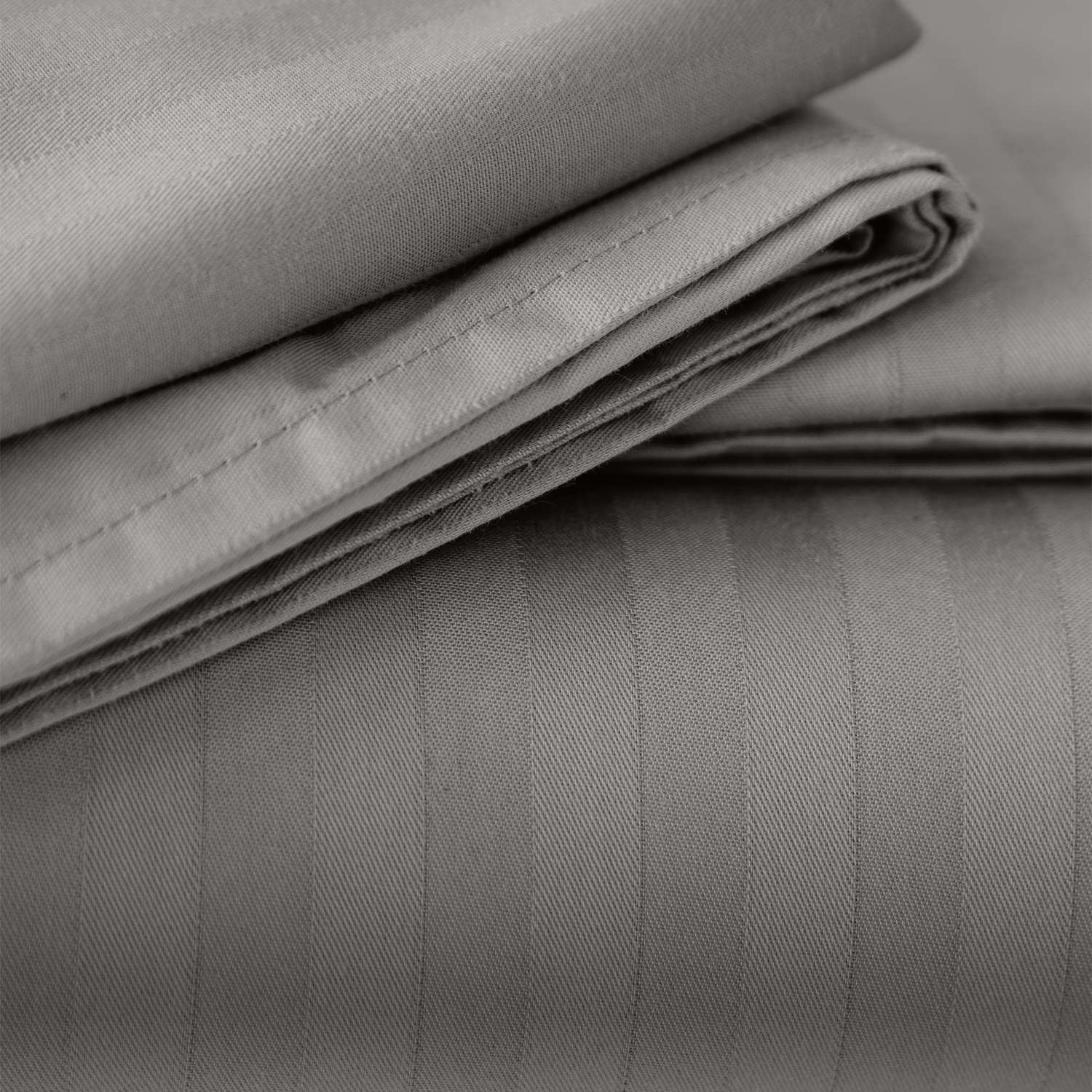 Комплект постельного белья Verossa 1.5СП Gray страйп-сатин наволочки 70х70см 100% хлопок - фото 6