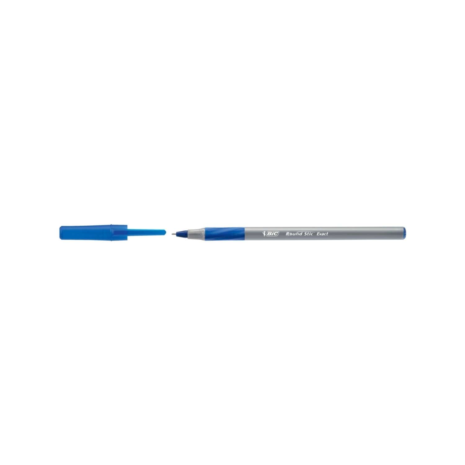 Ручка шариковая BIC Round Stic Exact синий 4 шт - фото 8