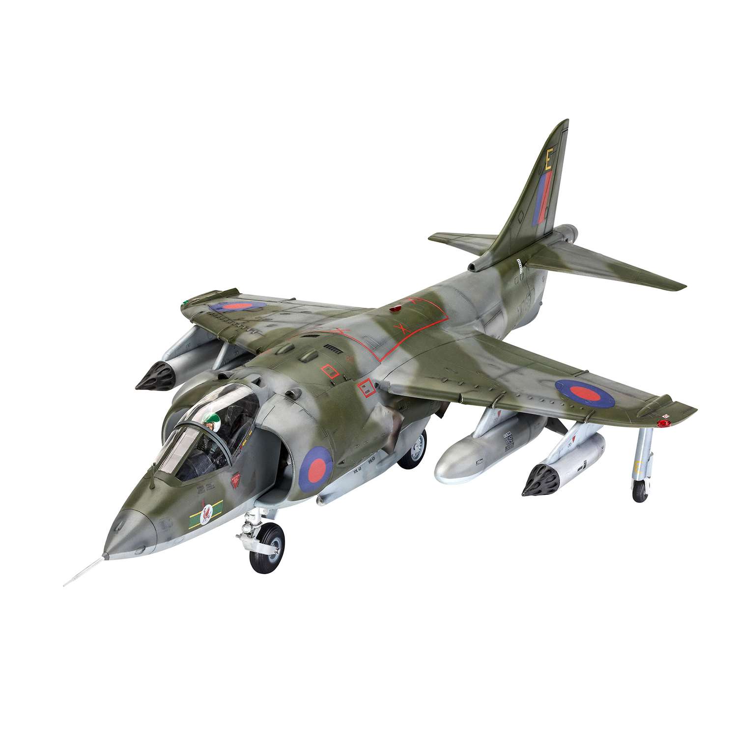 Сборная модель Revell Hawker Harrier GR Mk1 05690 - фото 1