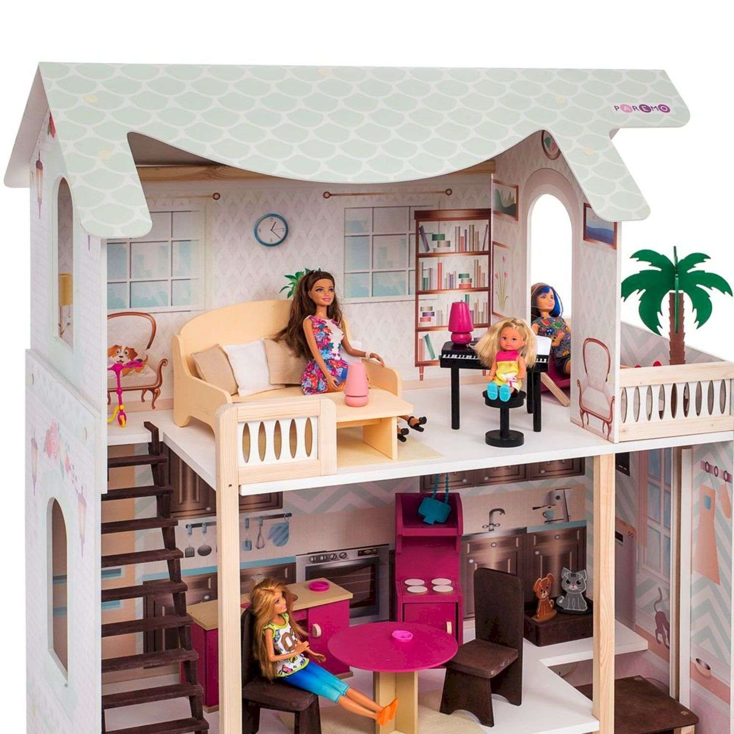 Кукольный домик Paremo Сан-Ремо с мебелью 20 предметов PD318-06 PD318-06 - фото 6