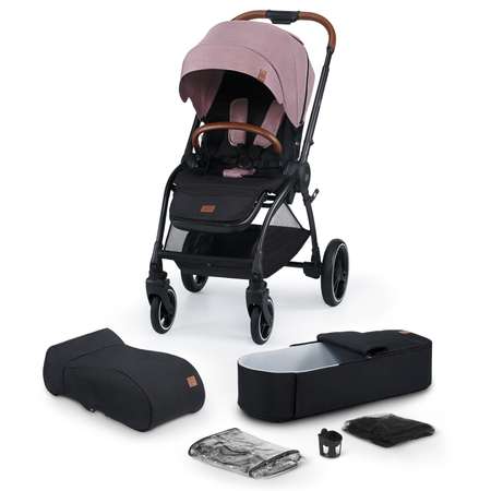 Коляска 2 в 1 Kinderkraft Evolution Cocoon Mauvelous pink