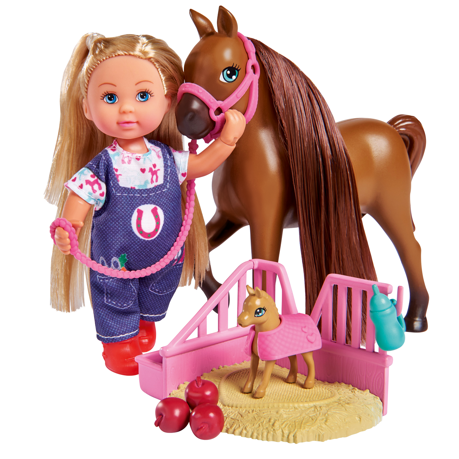 Кукла Еви STEFFI Набор с беременной лошадкой 5733487 - фото 1