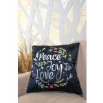 Чехол для подушки Arya Home Collection 45x45 Peace Серый