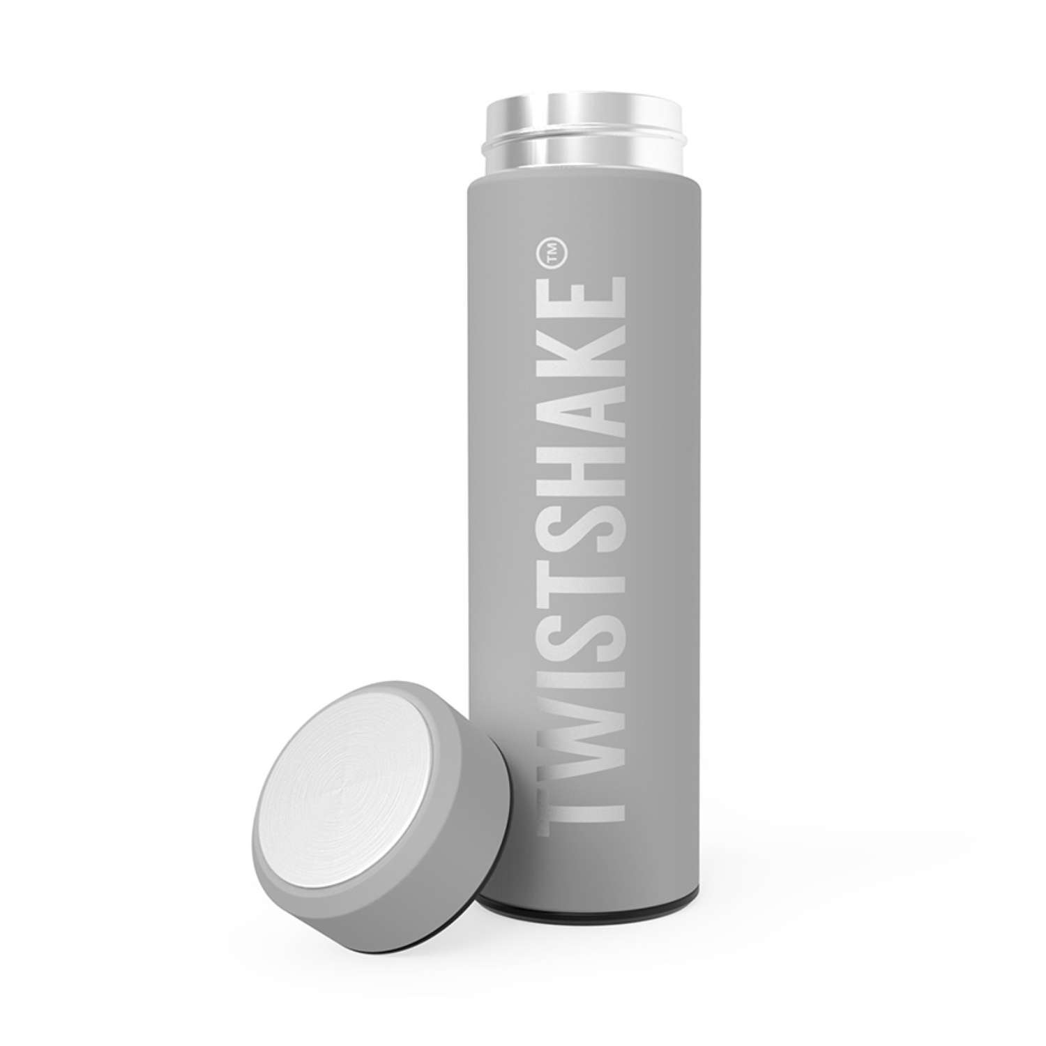 Термос Twistshake Пастельный серый 420 мл - фото 2