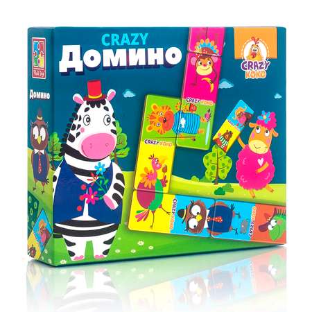 Игра настольная Vladi Toys Crazy Домино