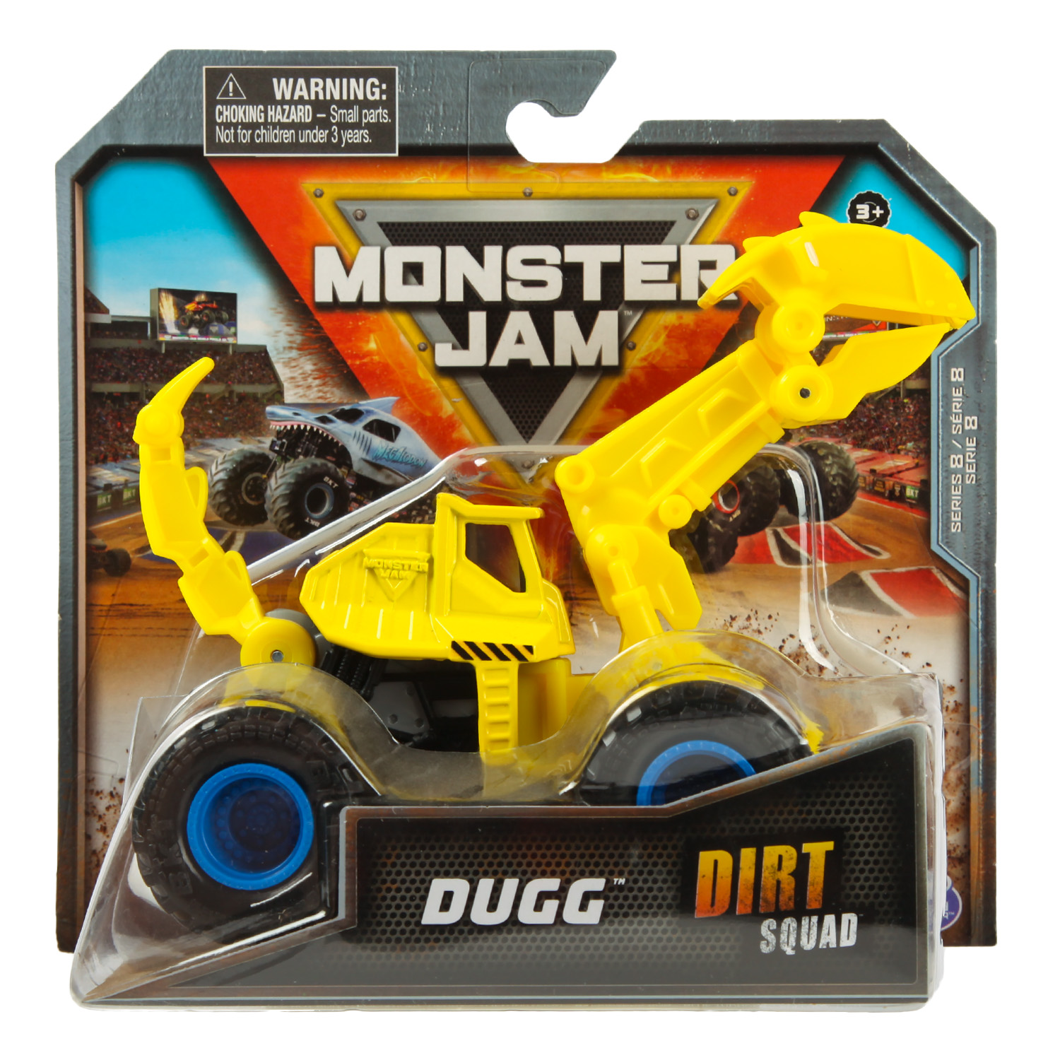 Машинка Monster Jam 1:64 Dirt Squad в ассортименте 6055226 6055226 - фото 3