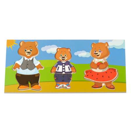 Деревянная игрушка МДИ Три медведя