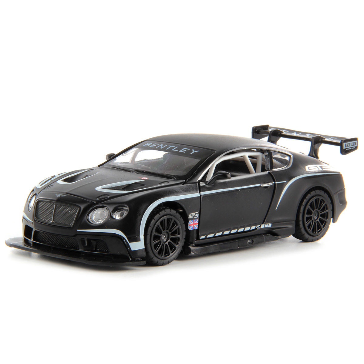 Машина HOFFMANN 1:32 Bentley Continental GT3 металлическая инерционная  купить по цене 999 ₽ в интернет-магазине Детский мир