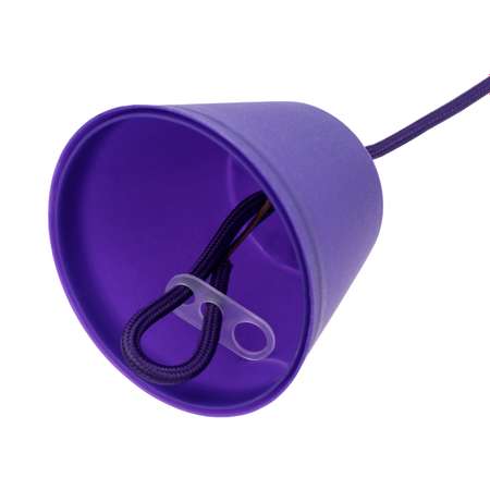 Патрон силиконовый REXANT E27 со шнуром 1 м фиолетовый