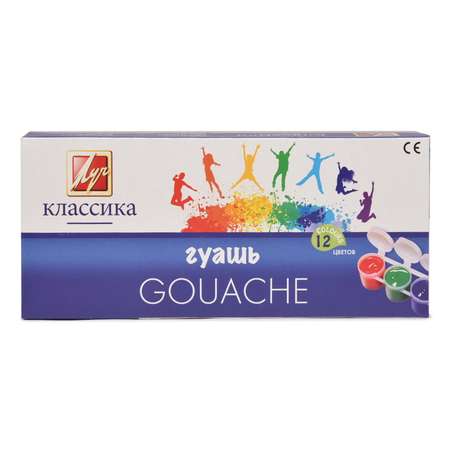 Краски гуашь Луч 12 цв.