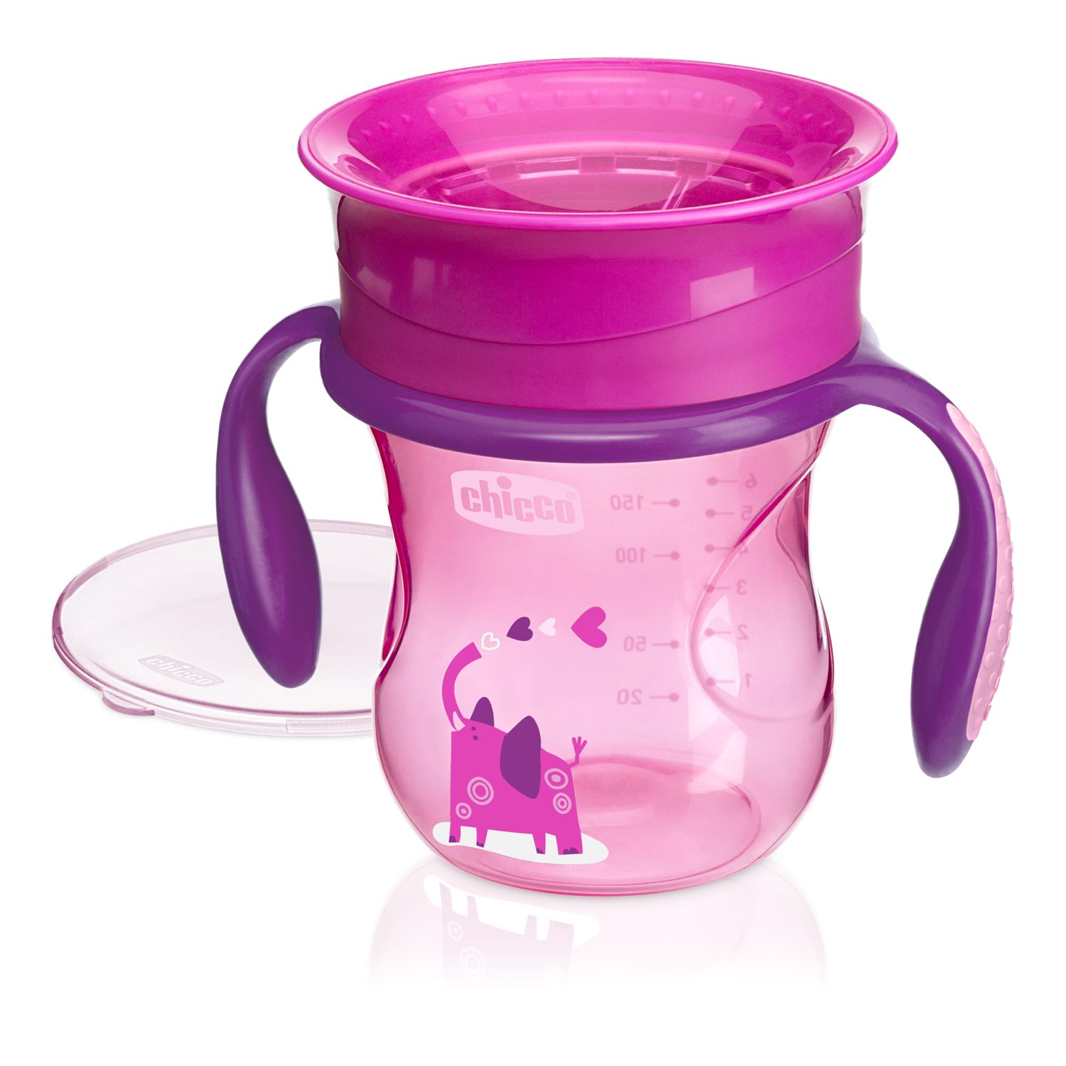 Поильник Chicco Perfect Cup для детей от 1 года розовый - фото 11