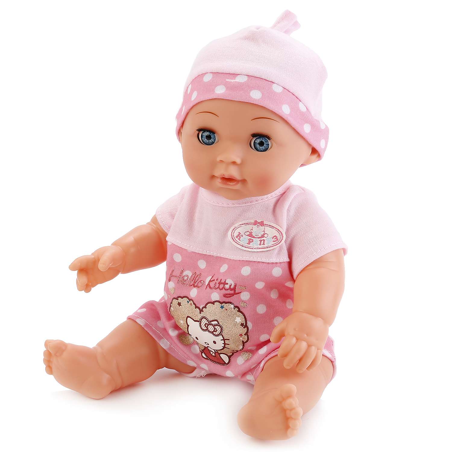 Кукла Карапуз интерактивная в бледно-розовом костюмчике 230220 - фото 2