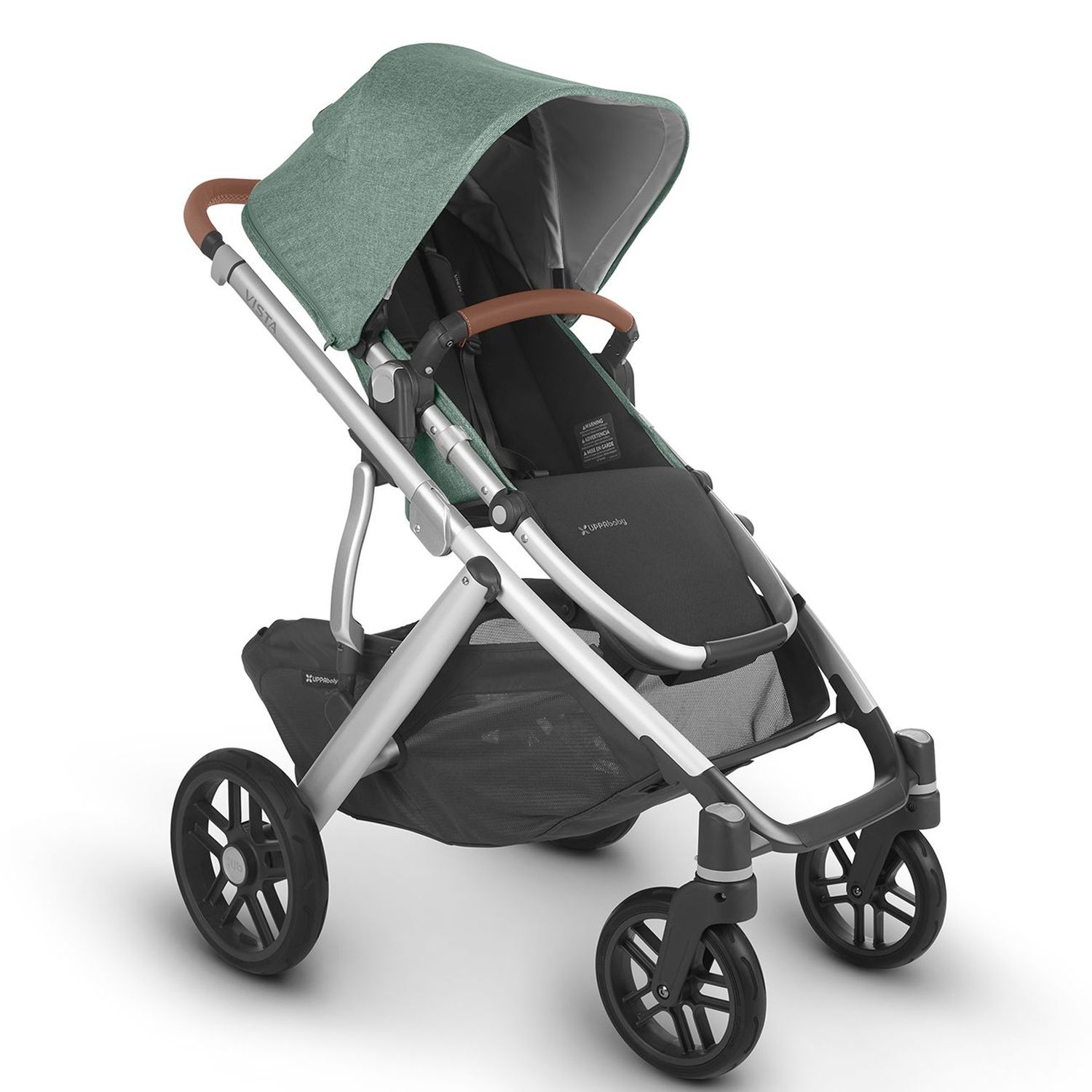 Коляска 2в1 UPPAbaby Vista V2 Emmett Зеленый меланж - фото 11