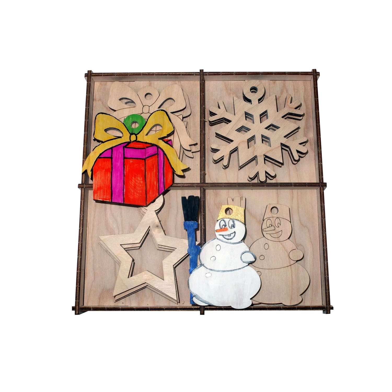 Набор для творчества Happycon ХэппиАрт 3 Снеговик-подарок HK-ART3 - фото 5