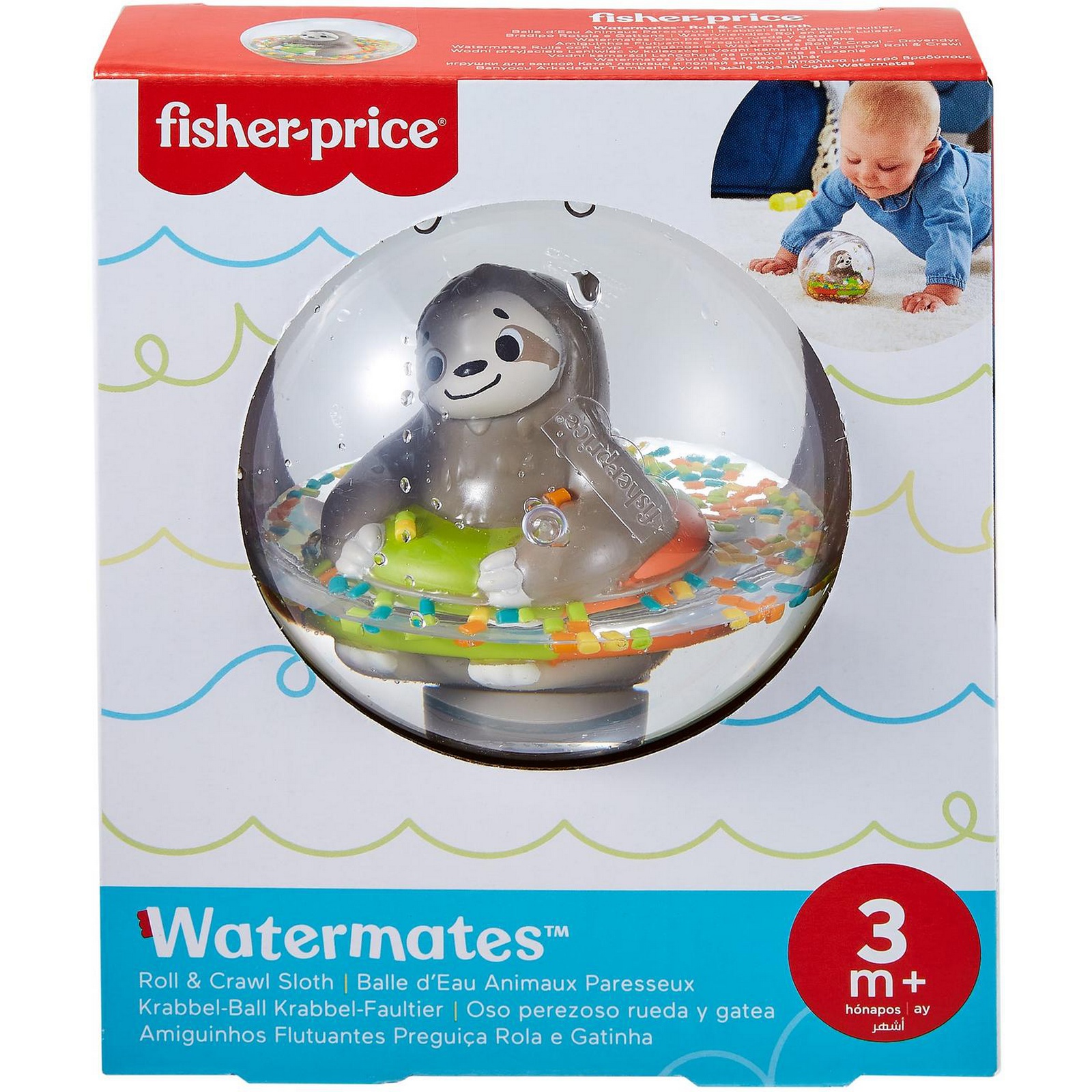 Игрушка Fisher Price Водные друзья Ленивец GRT65 купить по цене 299 ₽ в  интернет-магазине Детский мир