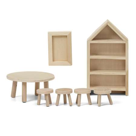 Мебель для домика Lundby Столовая Сделай сам 7предметов LB_60906300