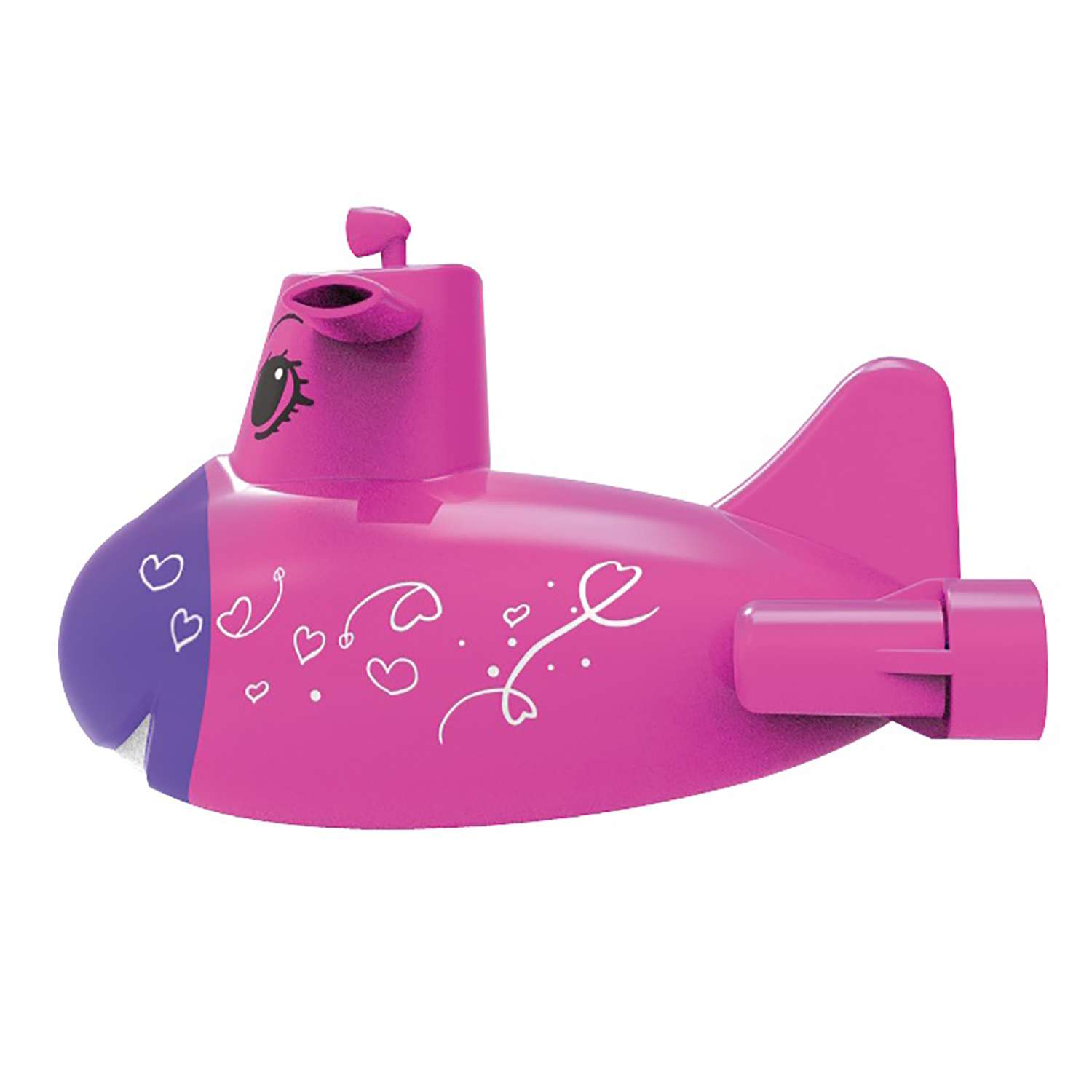 Игрушка радиоуправляемая ABtoys Подводная лодка SUBlife Виллис розово-фиолетовая - фото 1
