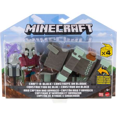 Набор фигурок Minecraft Разоритель и Капитан Разбойников GTT54