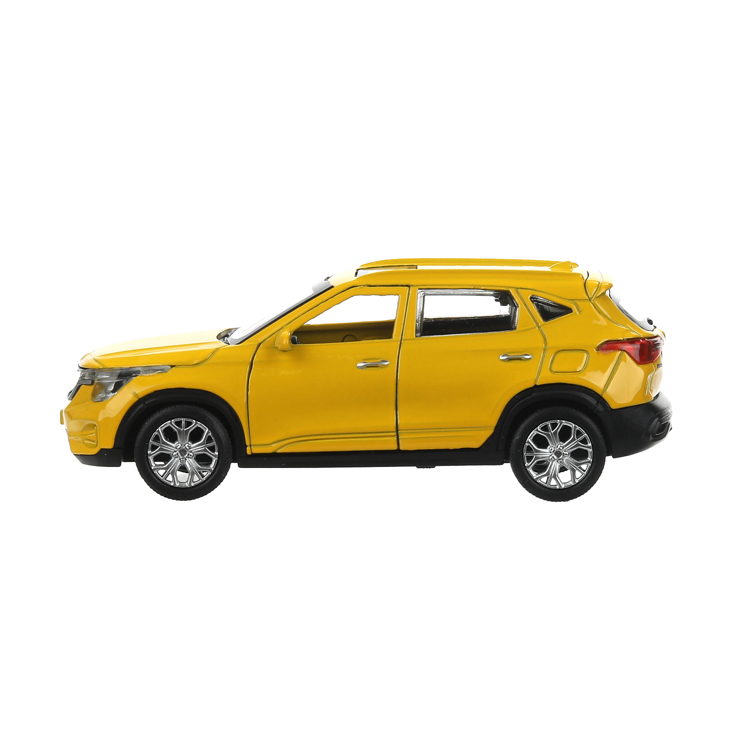 Автомобиль Технопарк KIA Seltos желтый 394416 - фото 3
