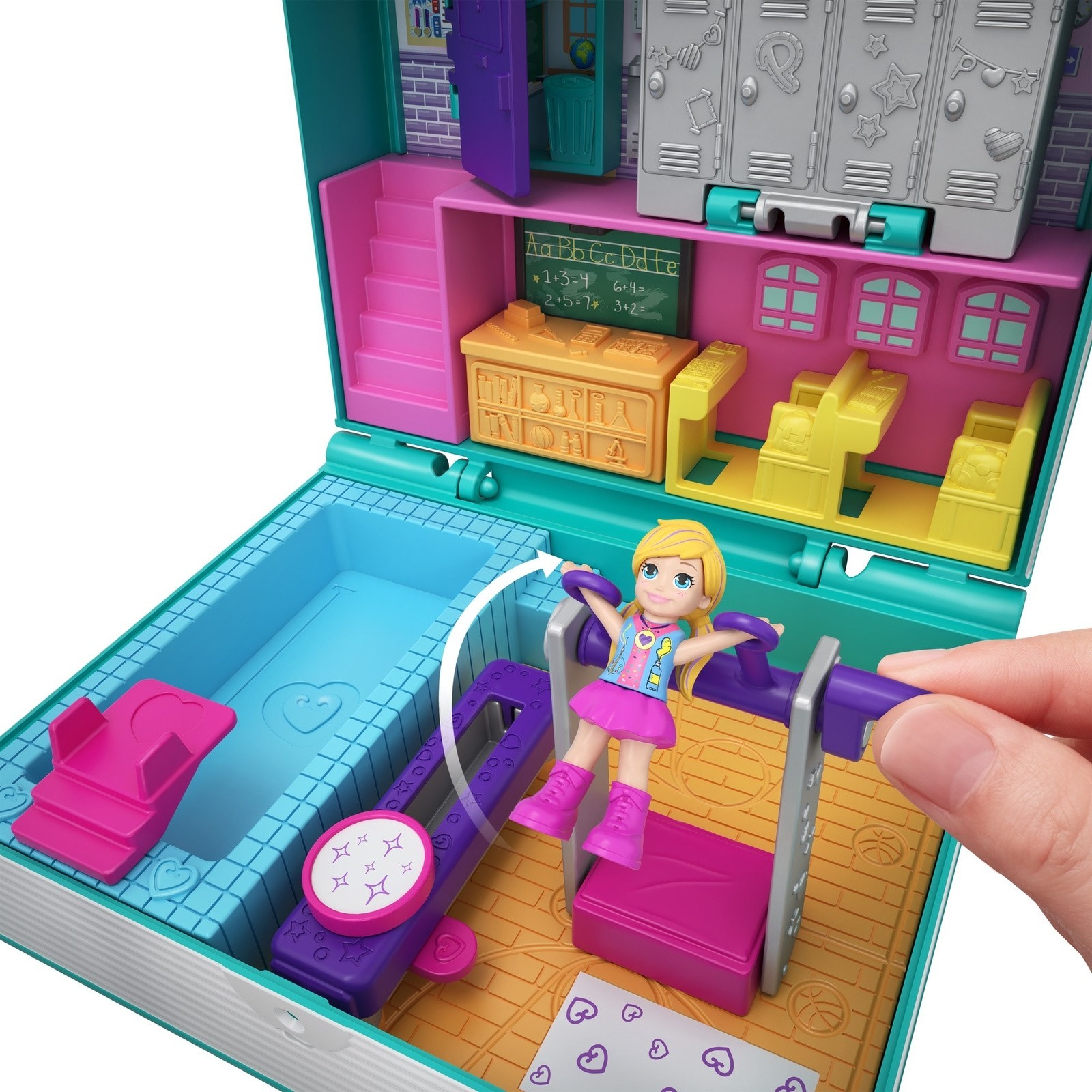 Набор игровой POLLY POCKET Мини Средняя школа GFM48 FRY35 - фото 4