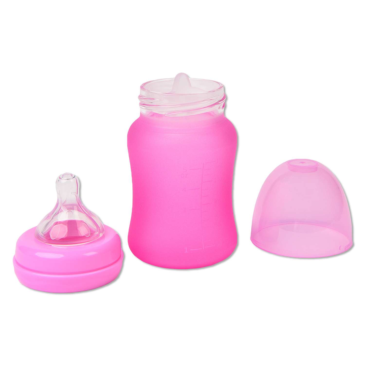 Бутылочка Everyday baby с индикатором температуры 150мл Розовый 10202 - фото 3