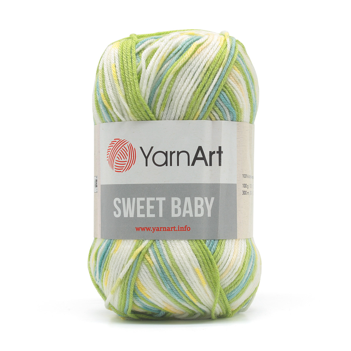 Пряжа для вязания YarnArt Sweet Baby 100 гр 300 м акрил тонкая детская 5 мотков цвет 905 - фото 2