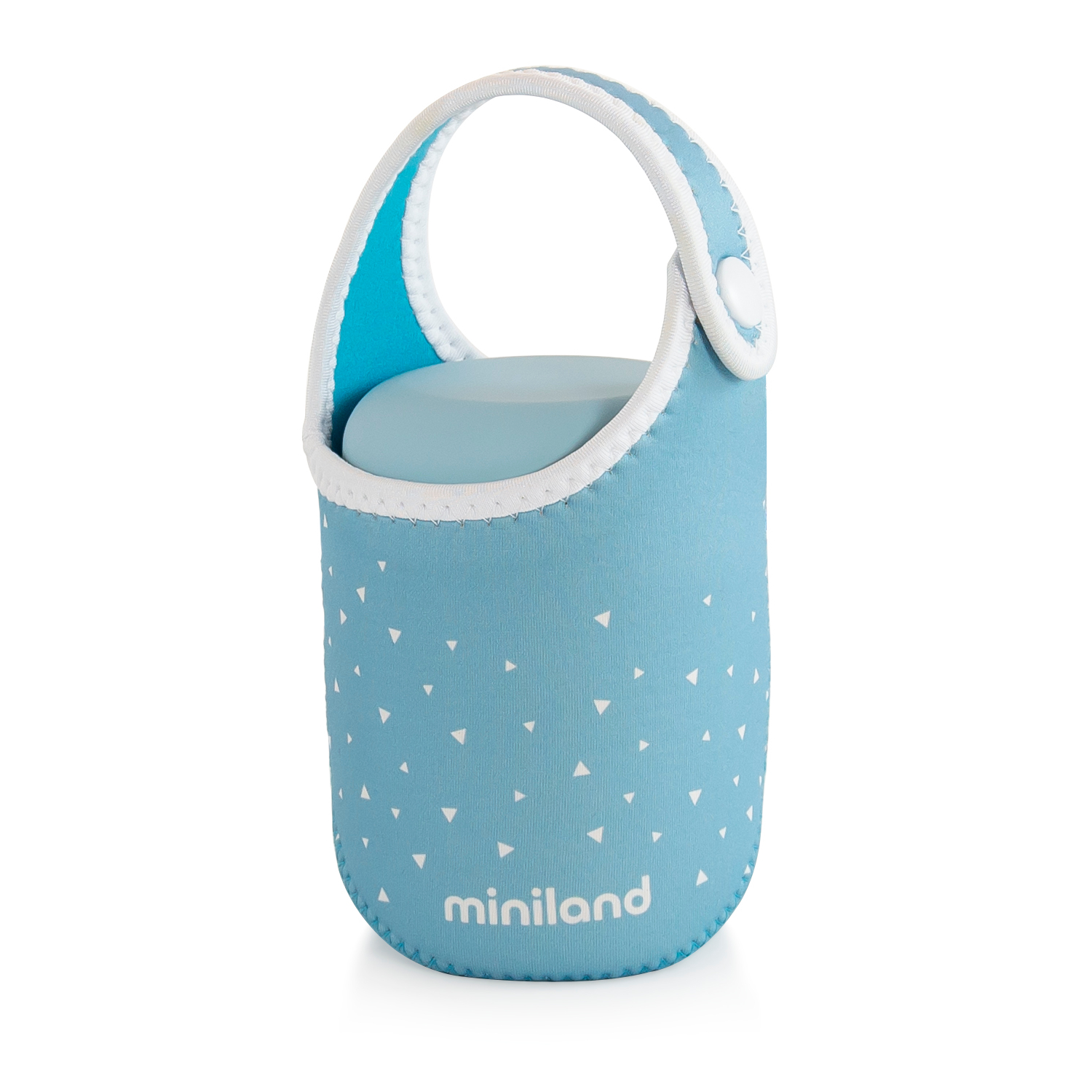 Термос Miniland для еды и жидкостей Silky Thermos Mini голубой 280 мл - фото 3