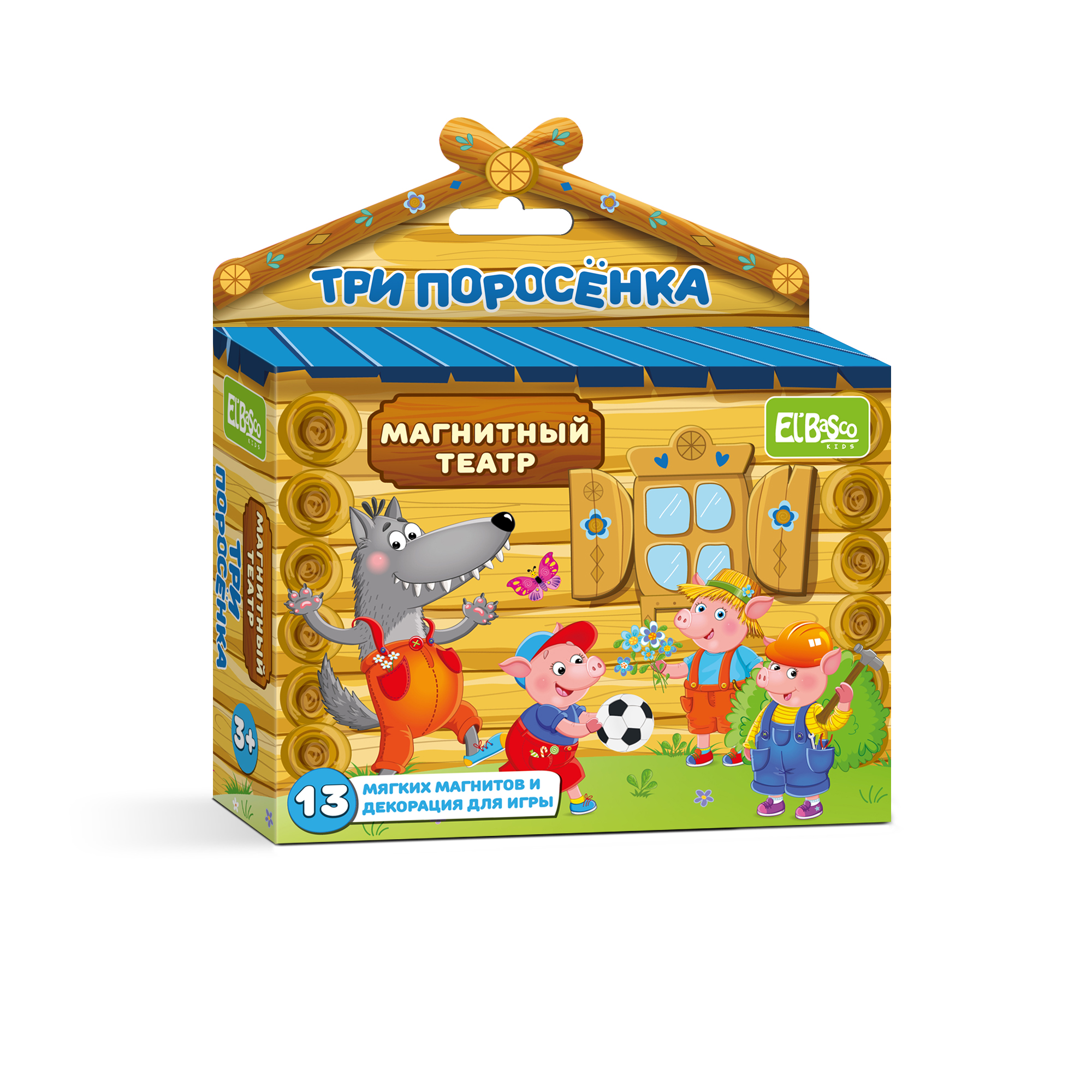 Игра на магнитах El BascoKids театр Три поросенка купить по цене 626 ₽ в  интернет-магазине Детский мир