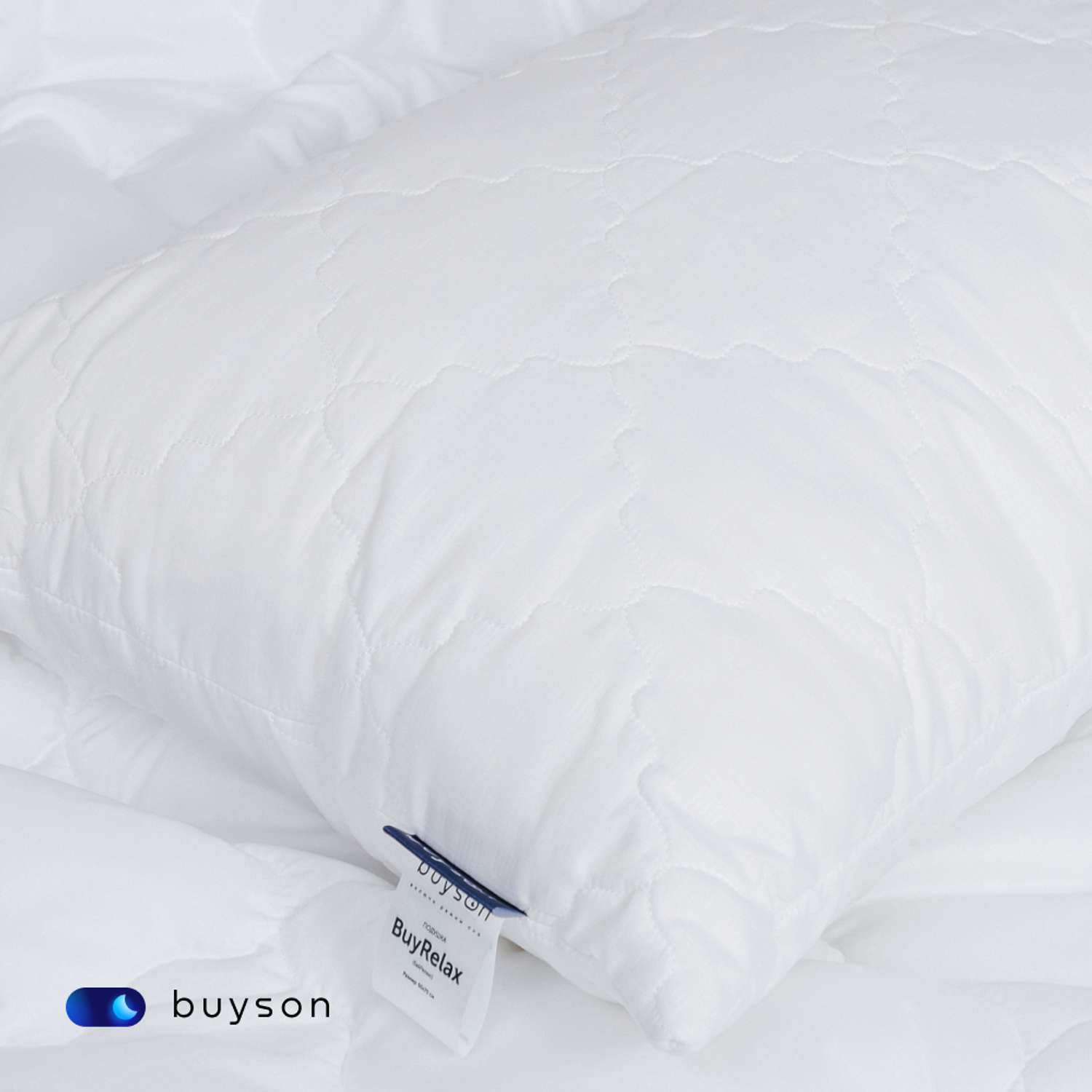 Анатомическая набивная подушка buyson BuyRelax 50х70 см высота 16 см - фото 6