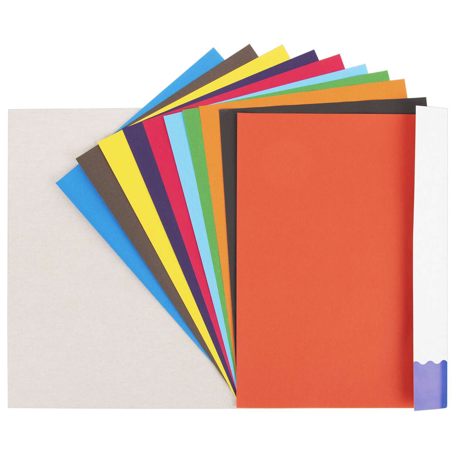 Бумага цветная Brauberg А4 для школы и принтера 40 листов 10 цветов - фото 6